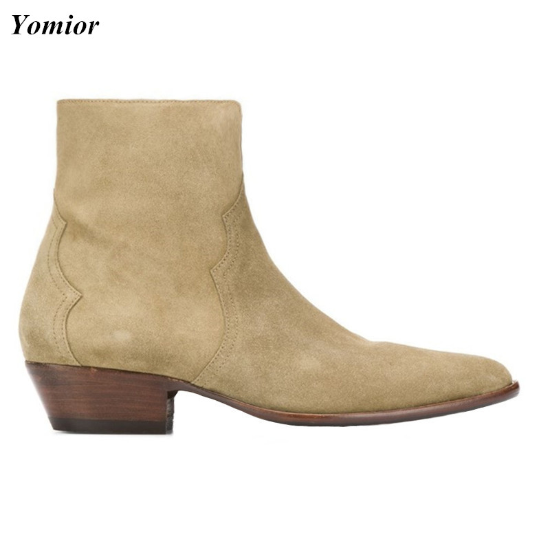 Leather Work Dress - Yomior Genuine Leather British Pointed Toe
