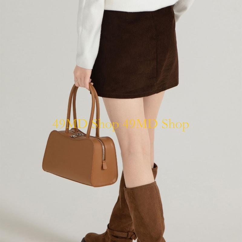 Leather Work Duffle - 49MD Leather Purse Shoulder Bag Hobos