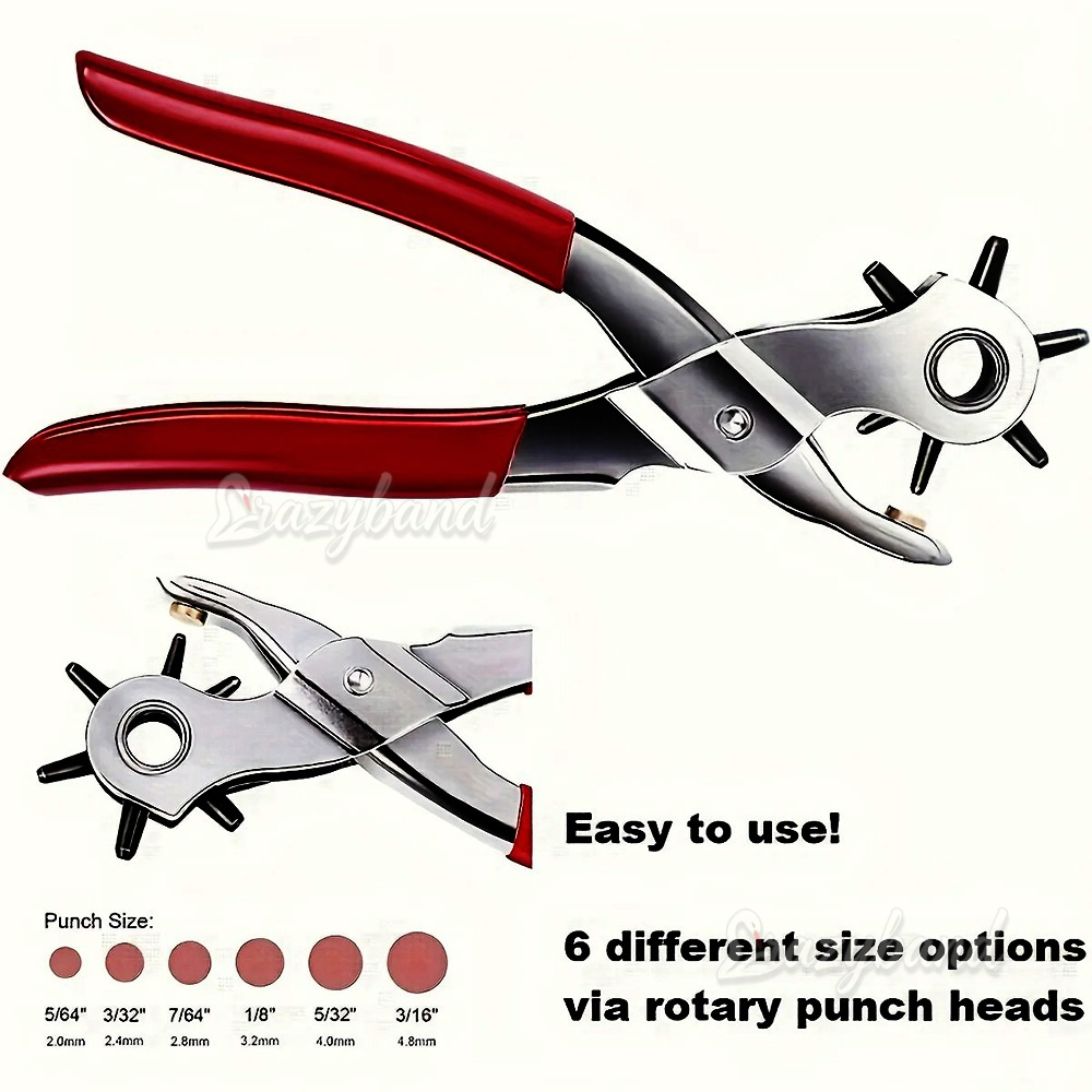 Multi-functional Leather Hole  - Leather Punch Revolving recension och pris