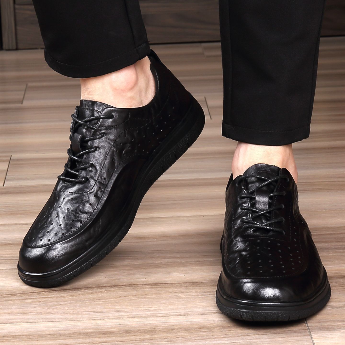 Casual Genuine Leather Shoes E - Leather Work Dress recension och pris