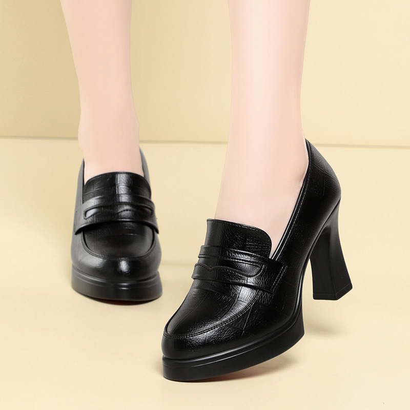 6cm 9cm Comfortable Elegant Wo - Leather Work Dress recension och pris