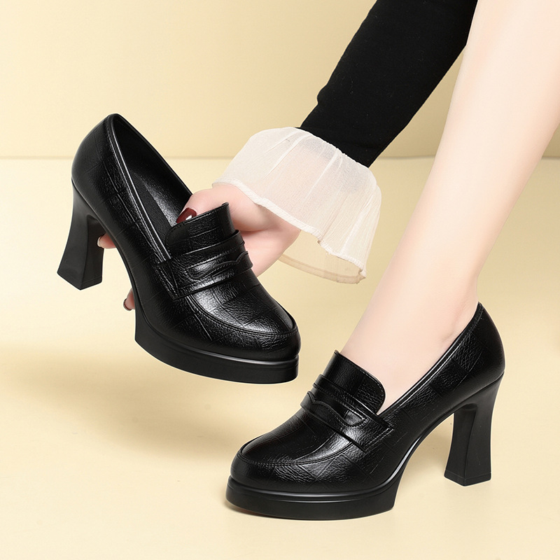 6cm 9cm Comfortable Elegant Wo - Leather Work Dress recension och pris