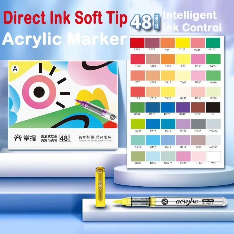 GRASP 120/1 Colors Marker Acry - Copic Marker Sketch recension och pris