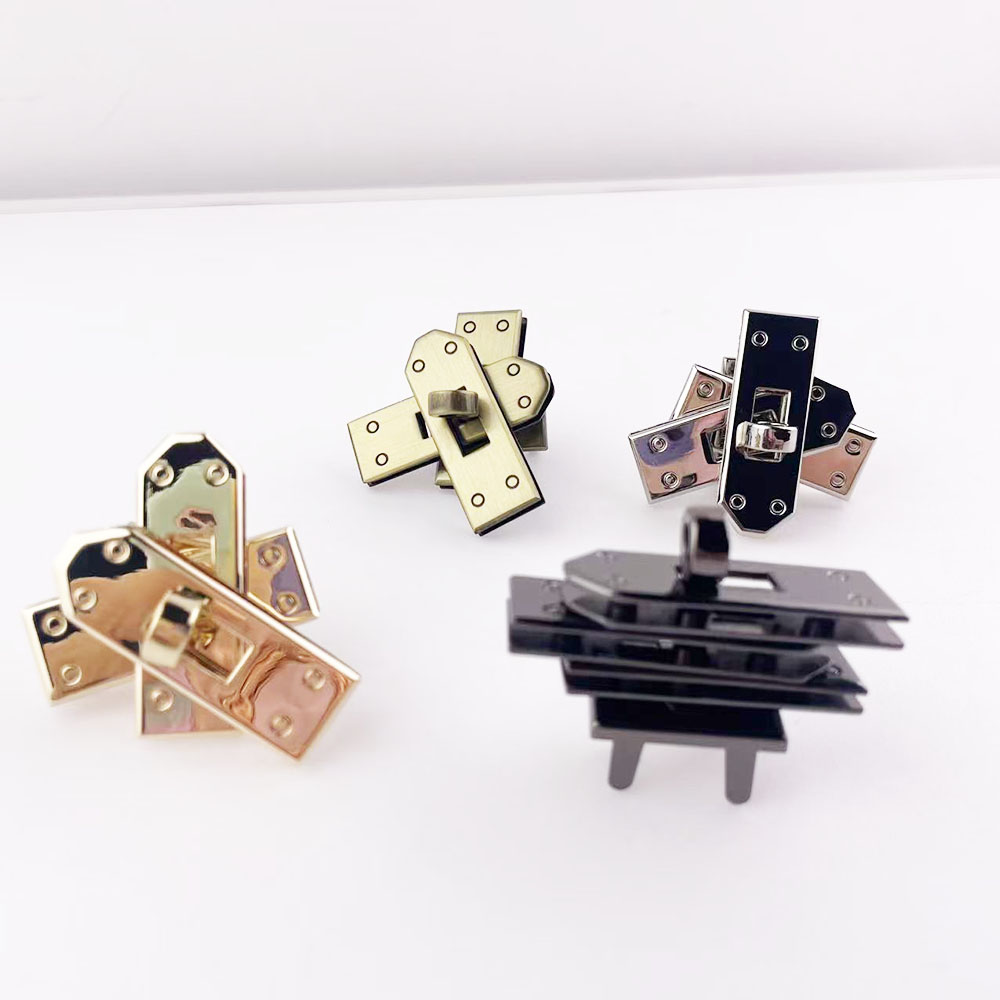 1set(4pcs) 46mm Gold/Brass Met - Leatherwork Hardware recension och pris