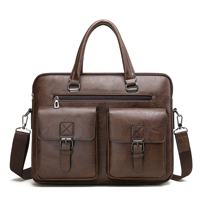 Luxury Brand Man Business Brie - Leatherwork Bag recension och pris