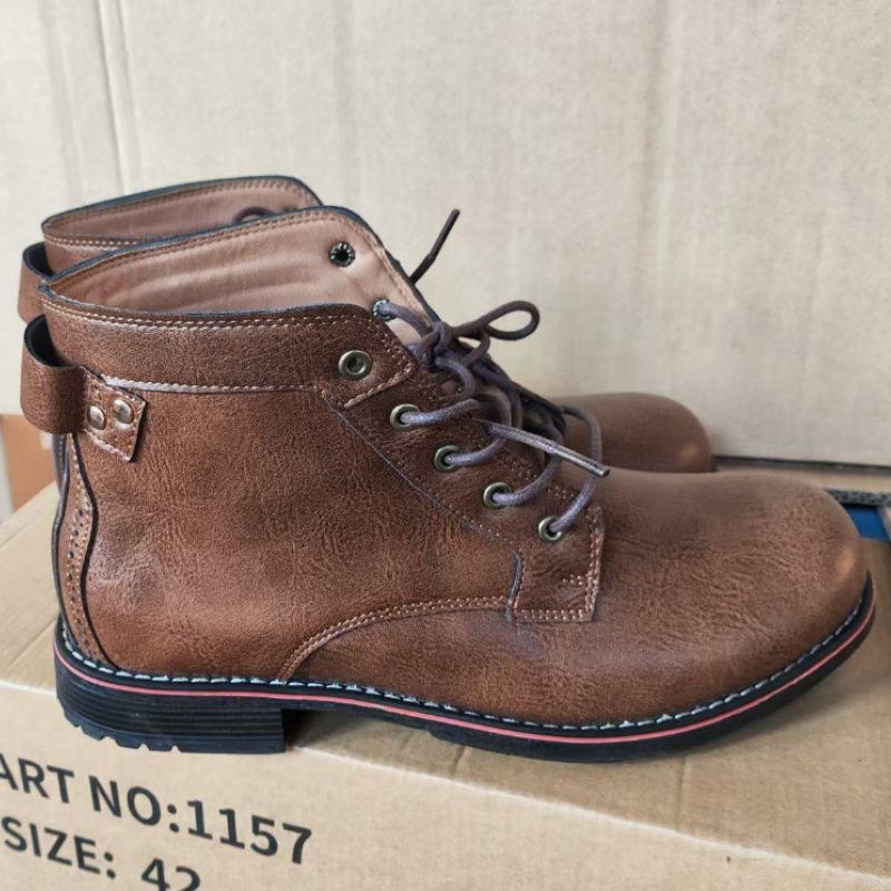 Motorcycle Boots American Casu - Leatherwork Uk recension och pris