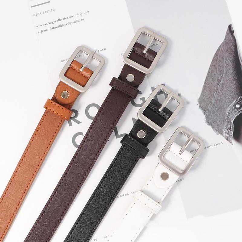 【IIOO】1pc Women's Belt Trendy  - Leather Work Jeans recension och pris