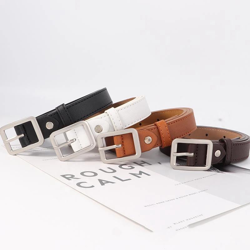【IIOO】1pc Women's Belt Trendy  - Leather Work Jeans recension och pris