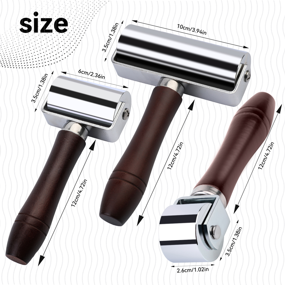 KRABALL Leather Press Edge Rol - Leatherwork Hammer recension och pris