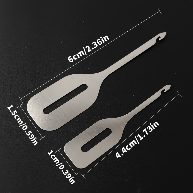 4pcs Stainless Steel Threader  - Waxed Thread Linen recension och pris