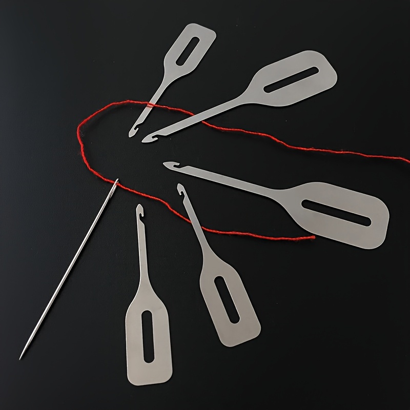 4pcs Stainless Steel Threader  - Waxed Thread Linen recension och pris