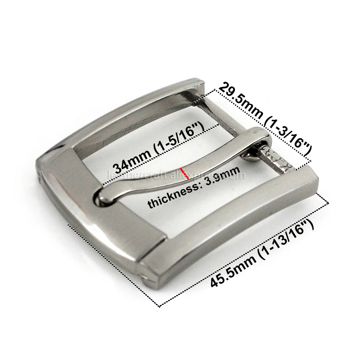 1piece 30mm Belt Buckle Women  - Leatherwork Hardware recension och pris