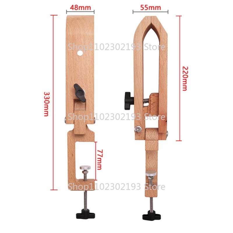 Foldable Wooden Clamp Adjustab - Leatherwork Hammer recension och pris