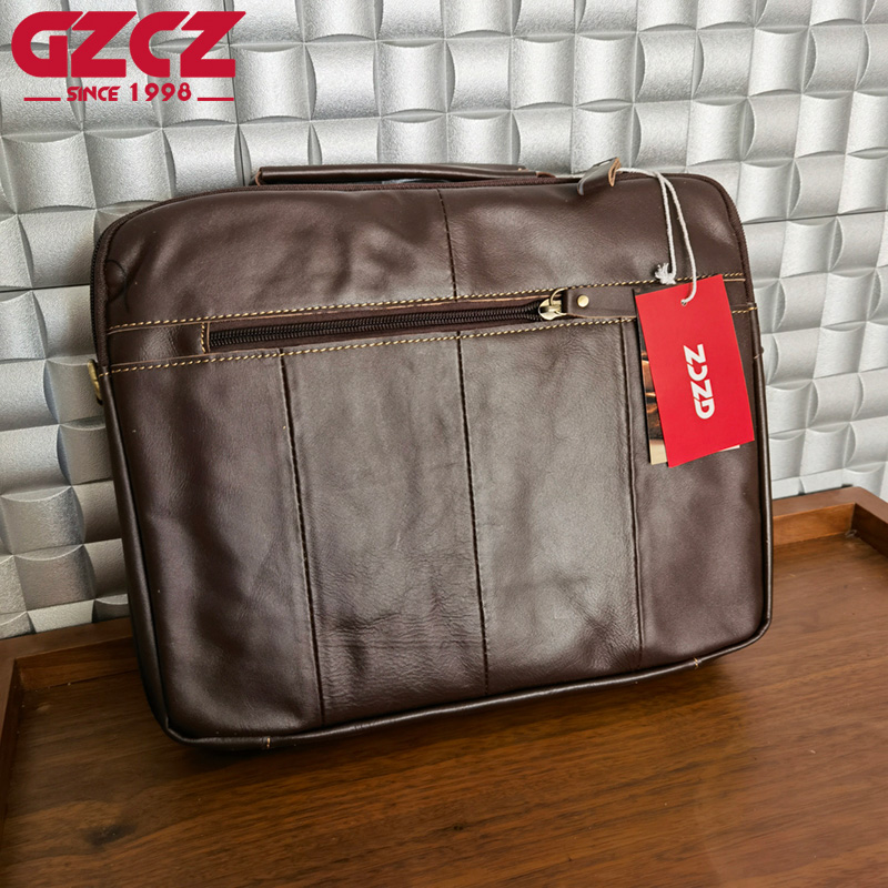 GZCZ Men's Handbag Leisure Bus - Leatherwork Bag recension och pris