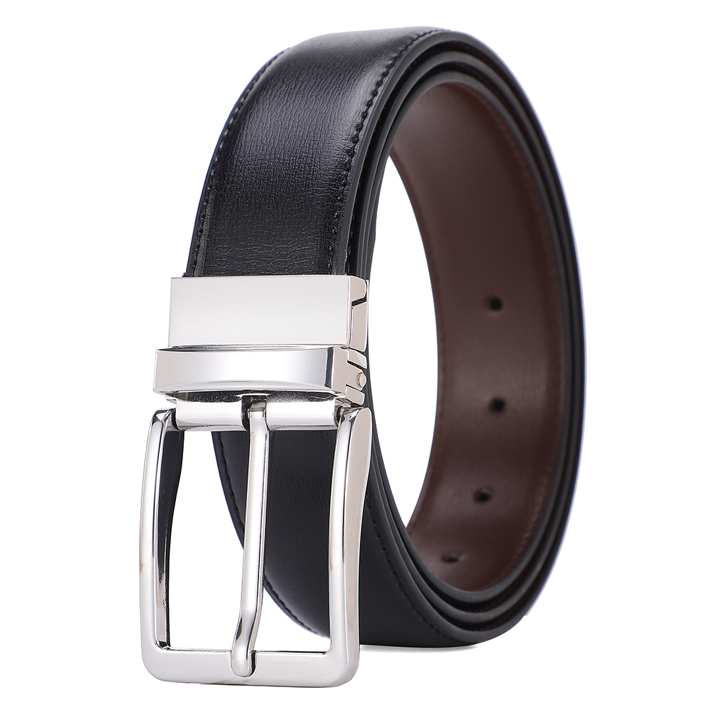 Reversible Pin Buckle Men's Be - Leather Work Jeans recension och pris