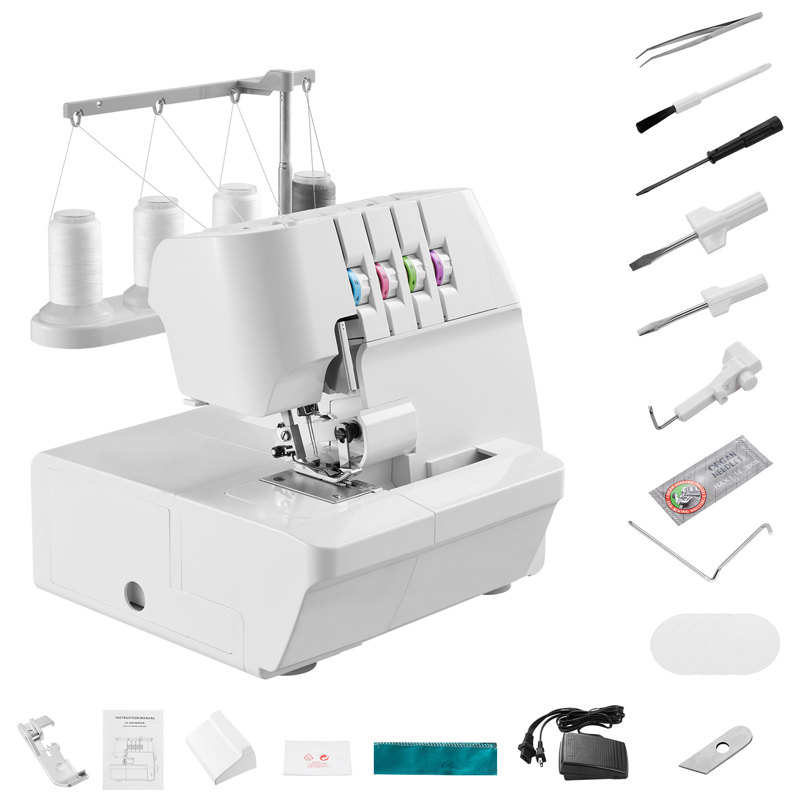 SucceBuy Serger Overlock Sewin - Waxed Thread Linen recension och pris