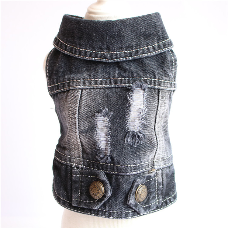 Wholesale Pet Clothes Fashion  - Leather Work Jeans recension och pris