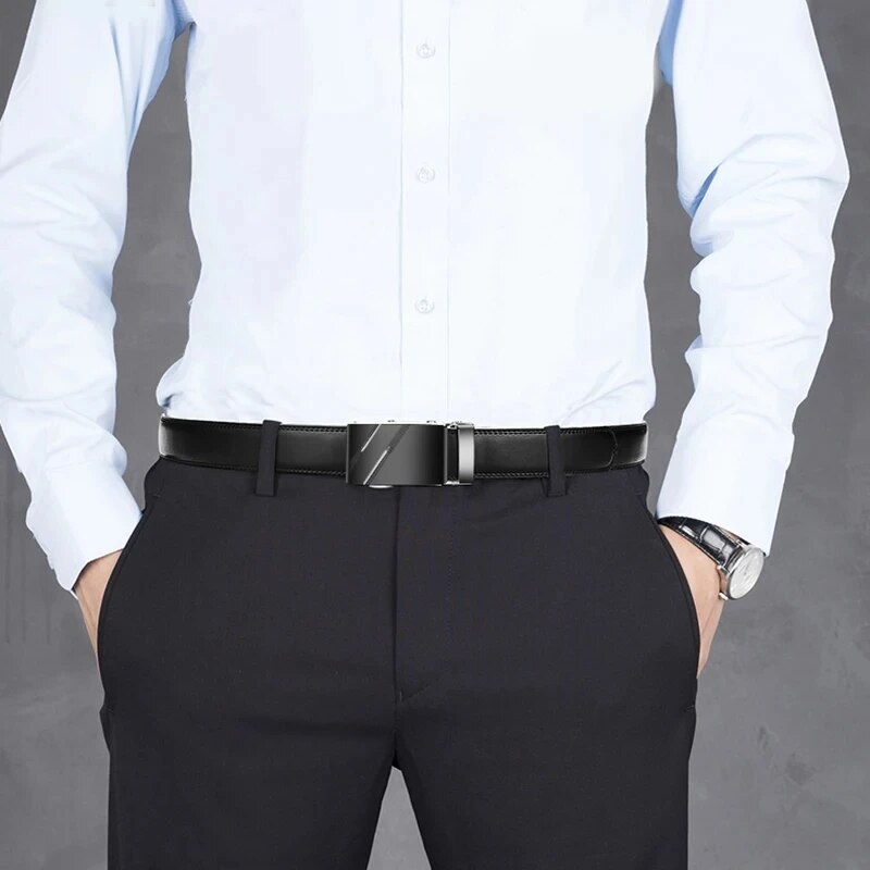 Fashion Business Men'S Belt Ge - Leather Work Jeans recension och pris