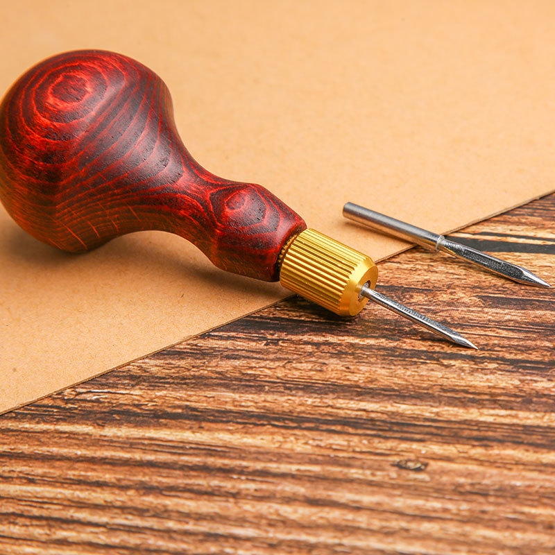 1Set DIY Leather Punch Awl Woo - Leather Punch Revolving recension och pris