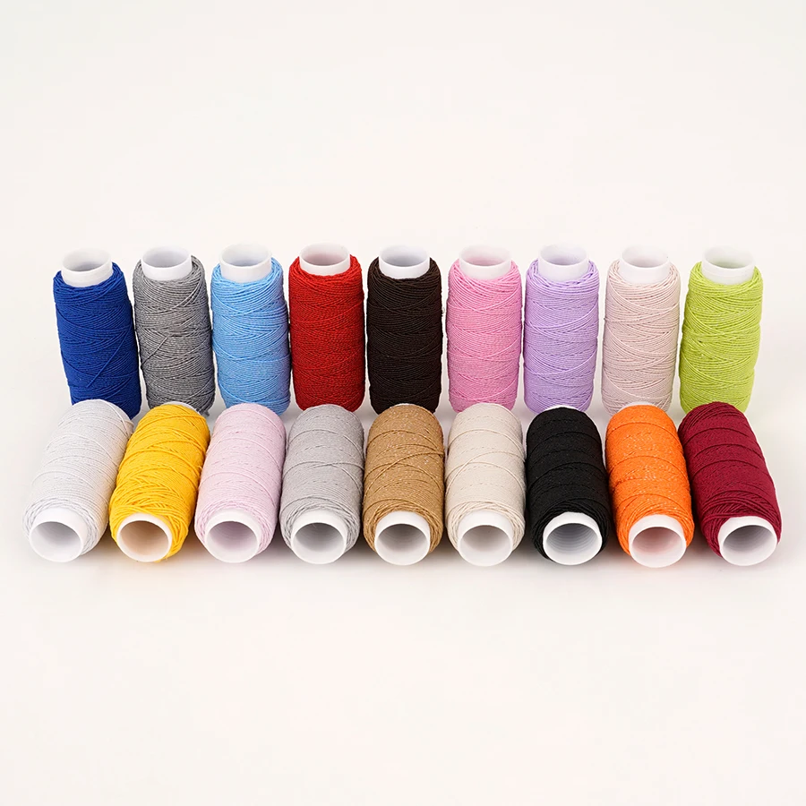 18-Color 0.6mm Ultra-Fine Elas - Waxed Thread Linen recension och pris