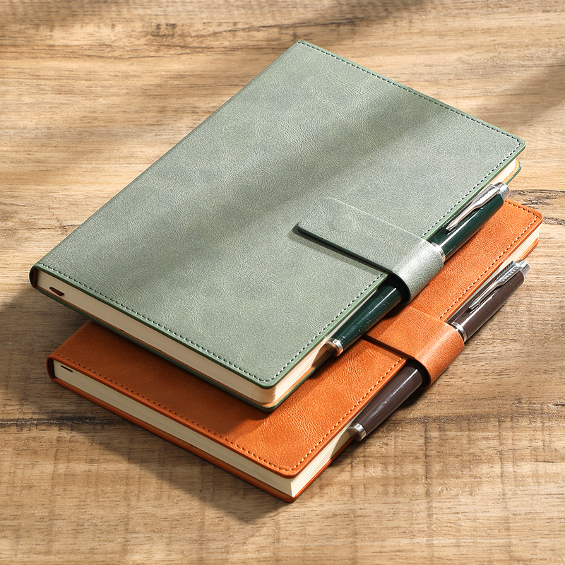 A5 Business Notebook Color-Cha - Leather Work Notepad recension och pris