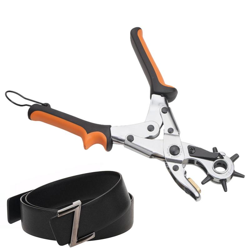 Leather Belt Hole Punch Plier  - Leather Punch Revolving recension och pris