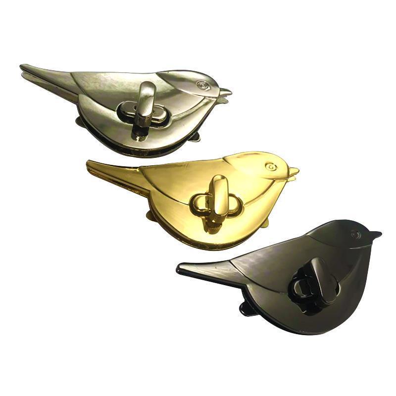 Cute Cat/Bird Clasp Locks Meta - Leatherwork Hardware recension och pris
