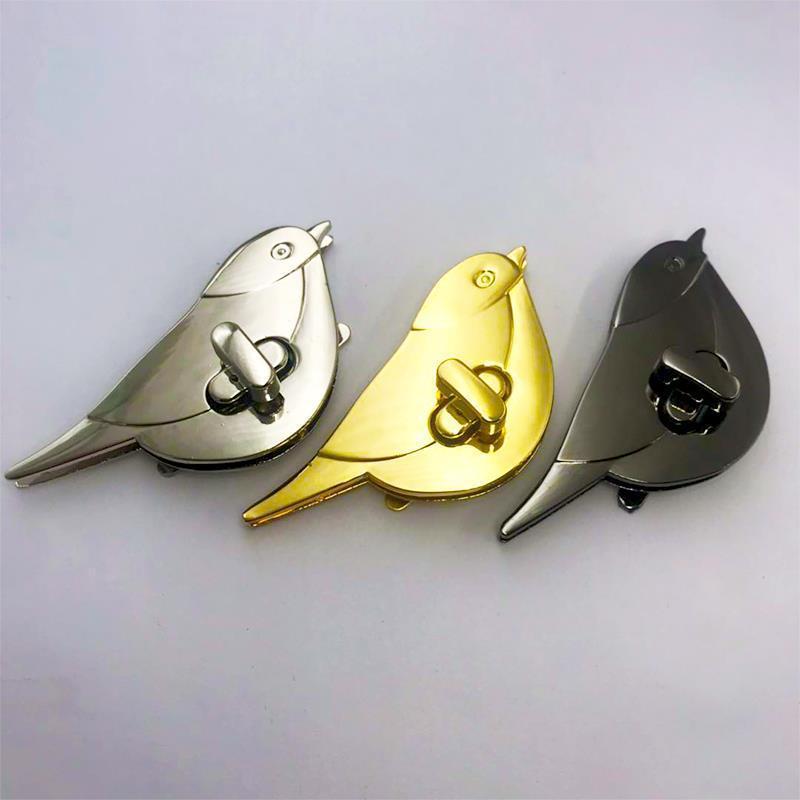 Cute Cat/Bird Clasp Locks Meta - Leatherwork Hardware recension och pris