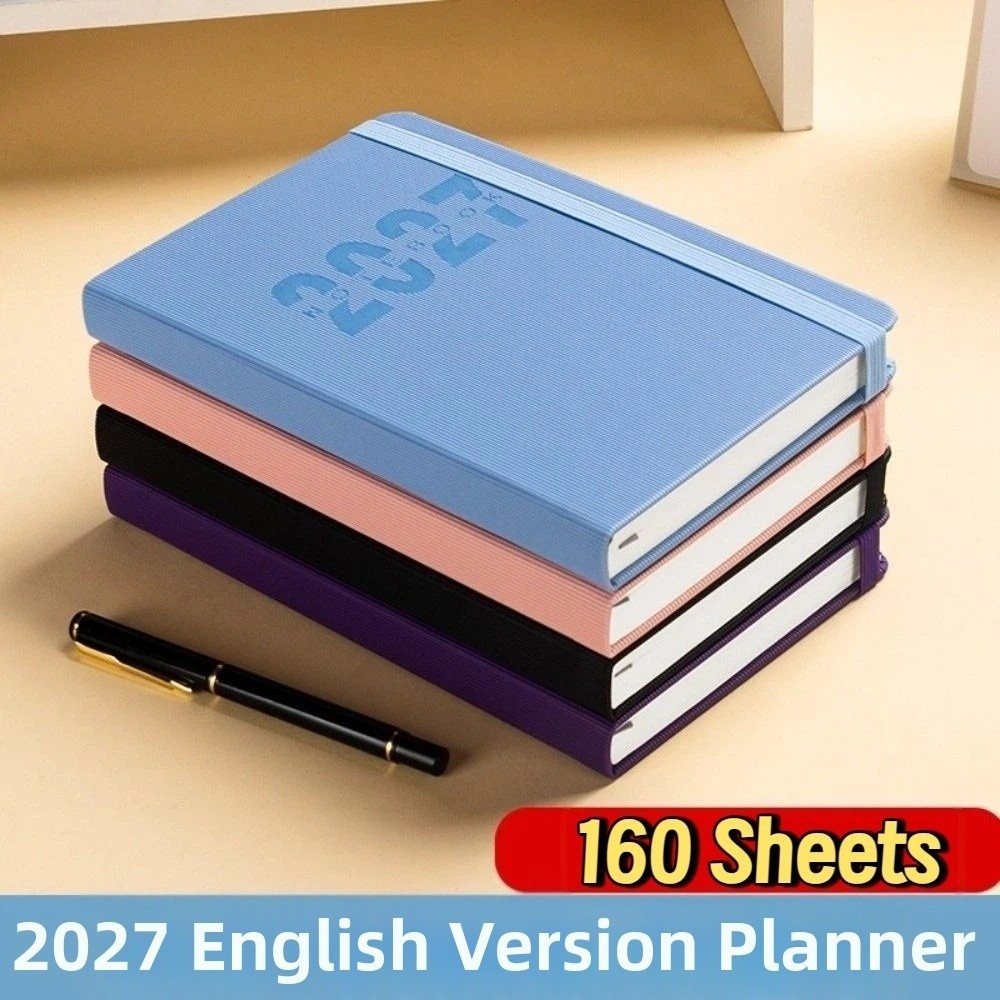 English 2027 Schedule Planner  - Leather Work Notepad recension och pris