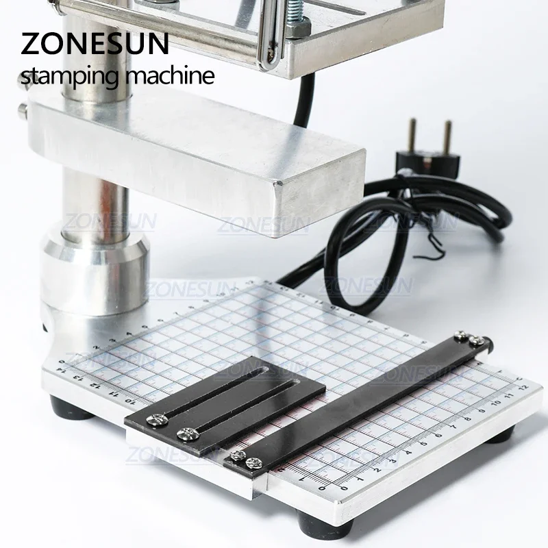 ZONESUN Two Work Plate Manual  - Leatherwork Machine recension och pris