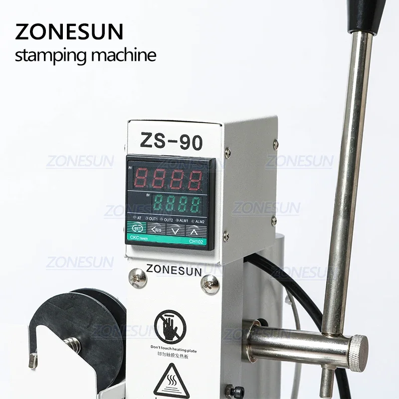 ZONESUN Two Work Plate Manual  - Leatherwork Machine recension och pris