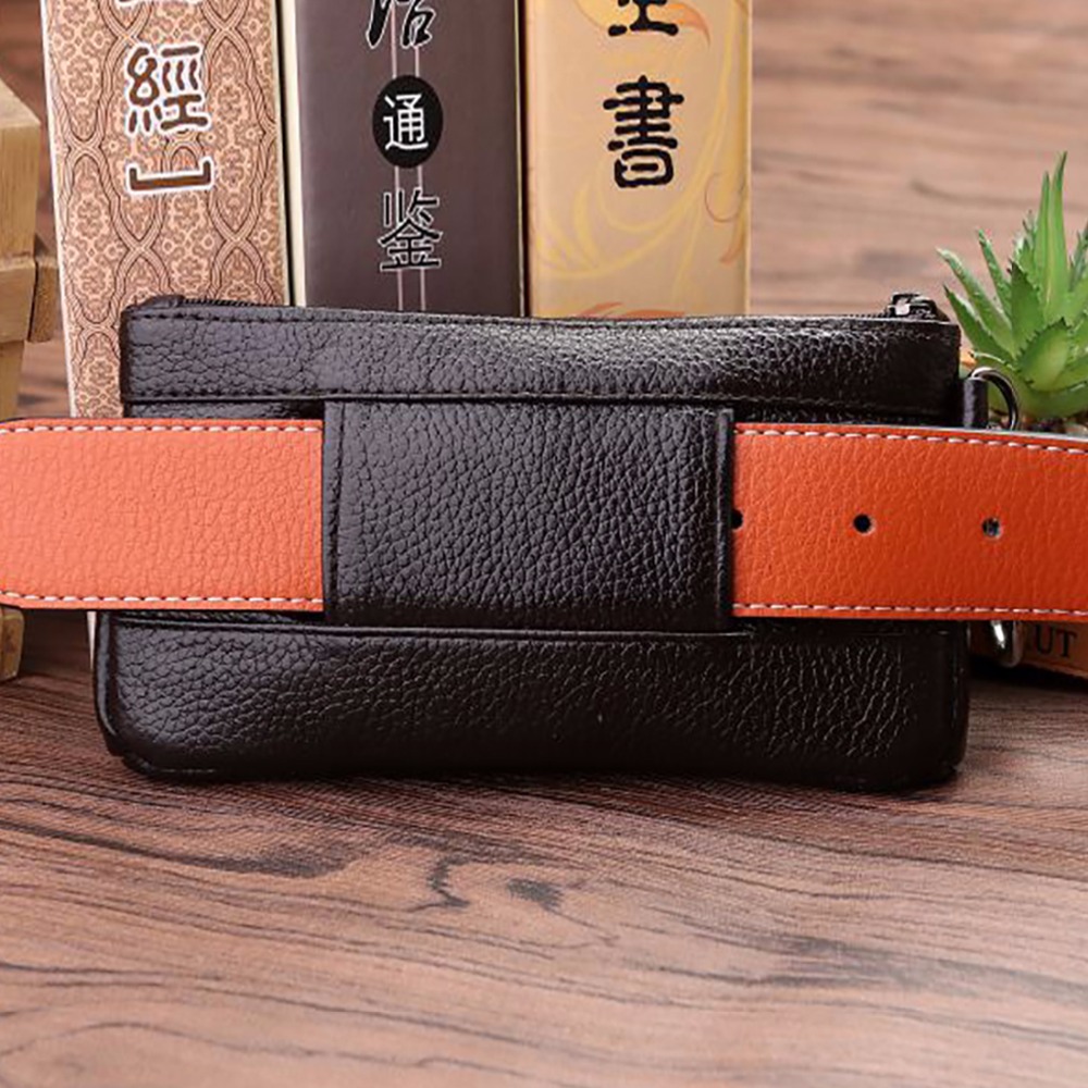 Men Fanny Waist Pack Belt Hip  - Leatherwork Bag recension och pris