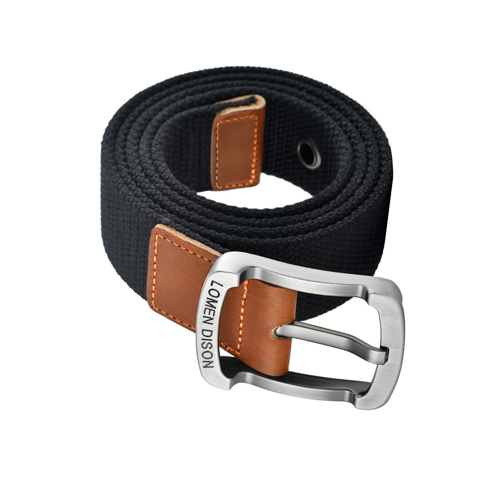 Canvas Belt Adjustable Webbing - Leather Work Jeans recension och pris