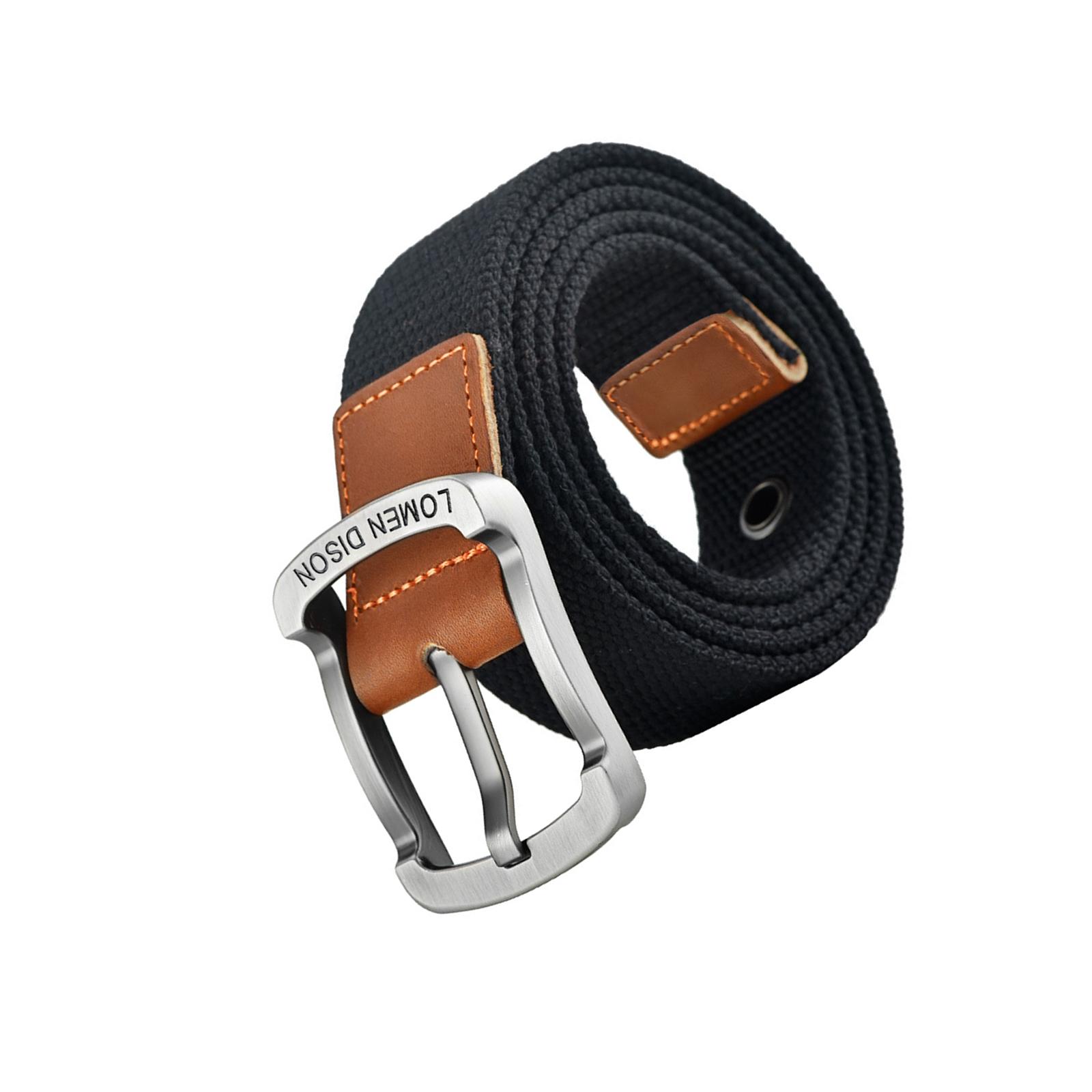Canvas Belt Adjustable Webbing - Leather Work Jeans recension och pris