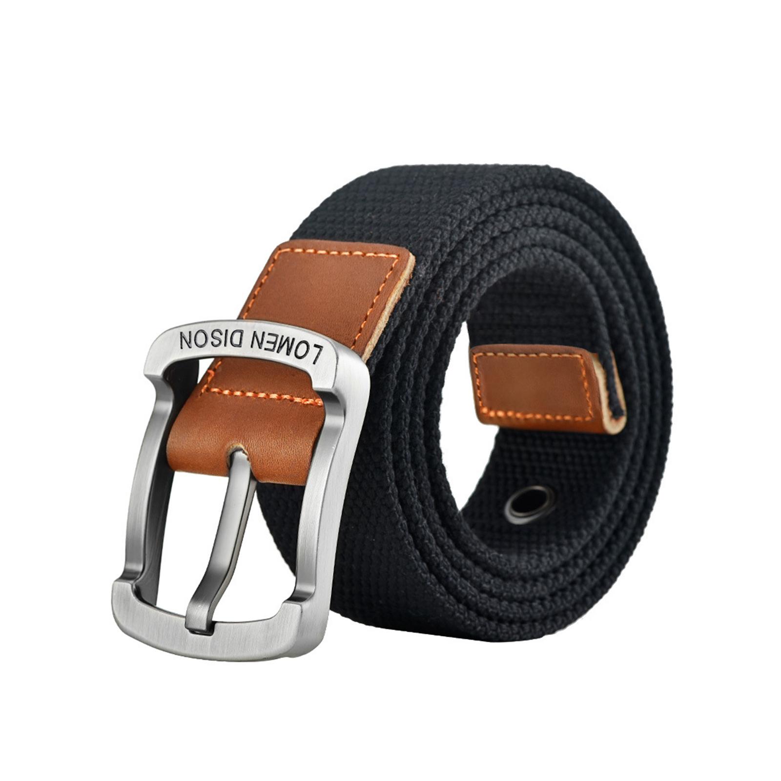 Canvas Belt Adjustable Webbing - Leather Work Jeans recension och pris