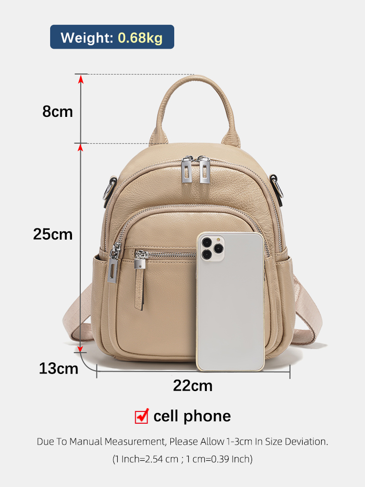 Zency Genuine Leather Small Ba - Leatherwork Bag recension och pris