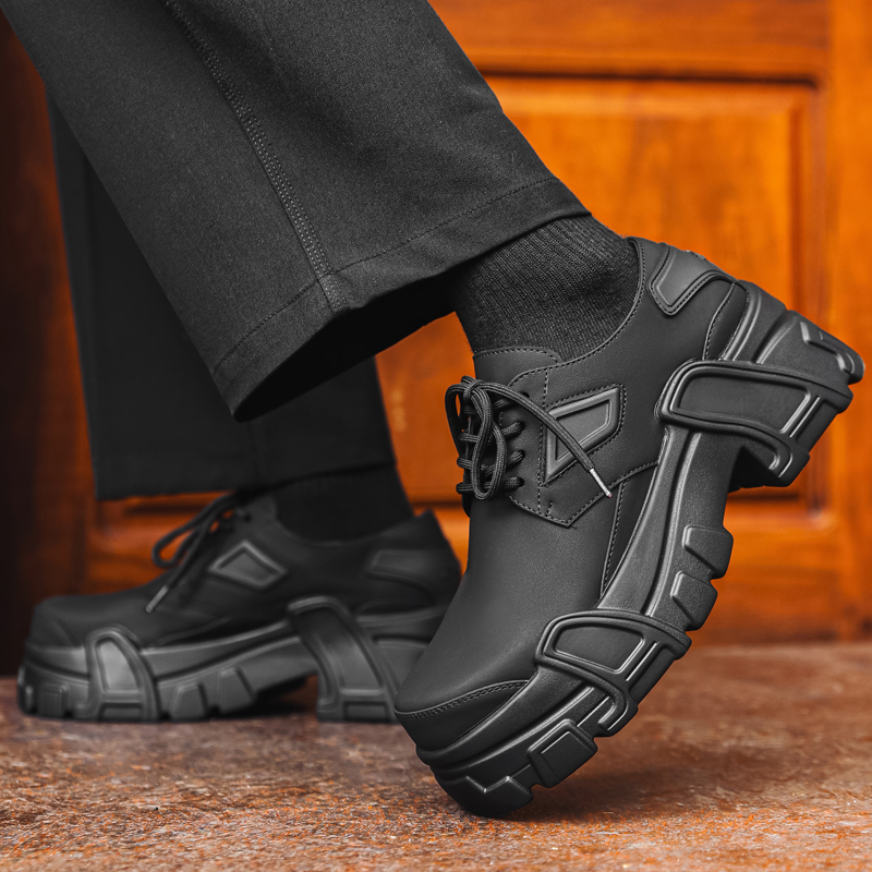 Men Platform Leather Shoes For - Leather Work Dress recension och pris