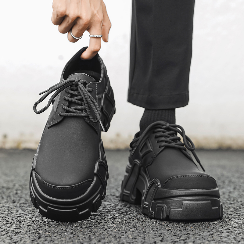 Men Platform Leather Shoes For - Leather Work Dress recension och pris