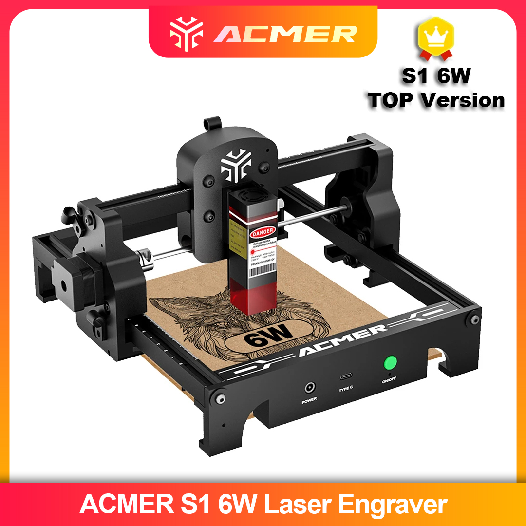 ACMER S1 2.5/3.5/6W Laser Engr - Leatherwork Machine recension och pris