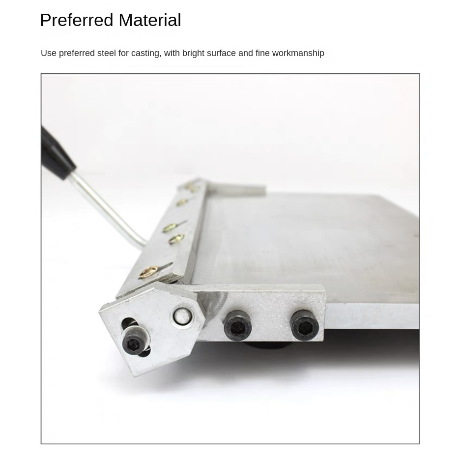 Stainless Steel Manual Folding - Leatherwork Machine recension och pris