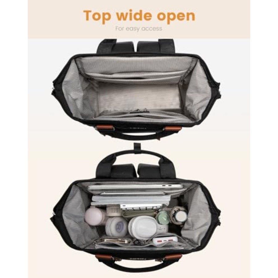 Laptop Backpack for Women, Tea - Leatherwork Bag recension och pris