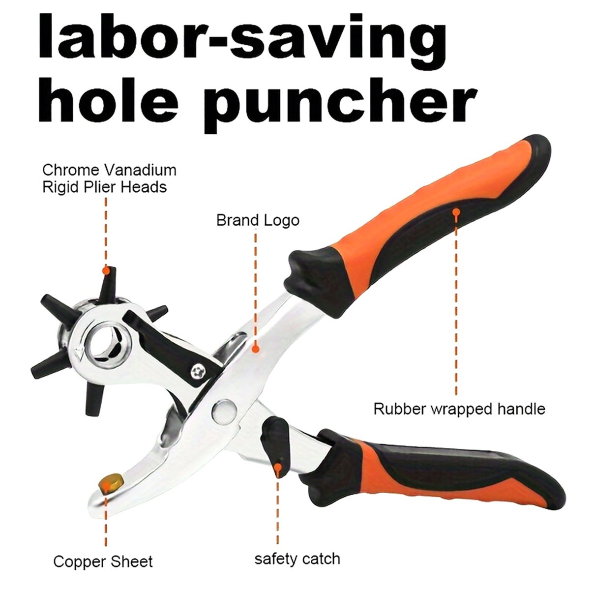 828 Mega Sale 2-4.5mm Leather  - Leather Punch Revolving recension och pris