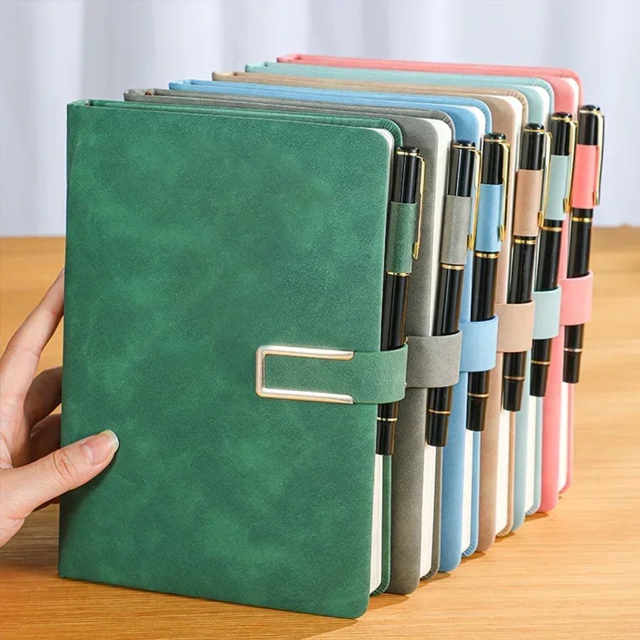 1pcs Soft-Cover Vintage A5 Lea - Leather Work Notepad recension och pris
