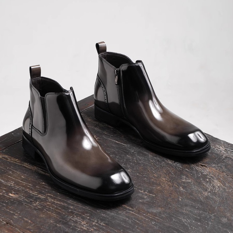 British Men Chelsea Boots Busi - Leather Work Dress recension och pris