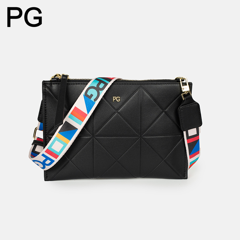 PG Diamond Quilted Crossbody B - Leatherwork Hardware recension och pris