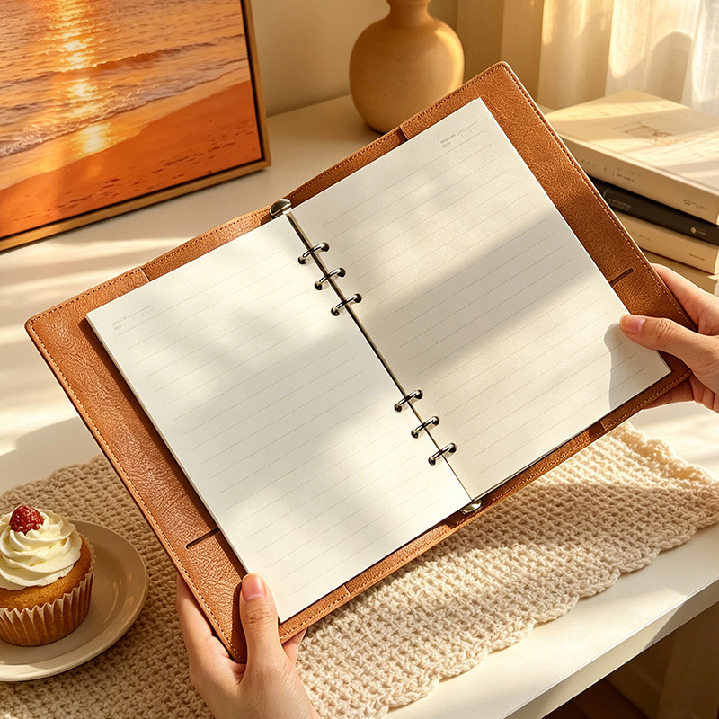 A5 Vintage Faux Leather Refill - Leather Work Notepad recension och pris